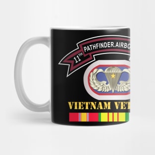 11th Pathfinder Detachment - Vietnam Vet w Abn Badge Cbt Star Mug